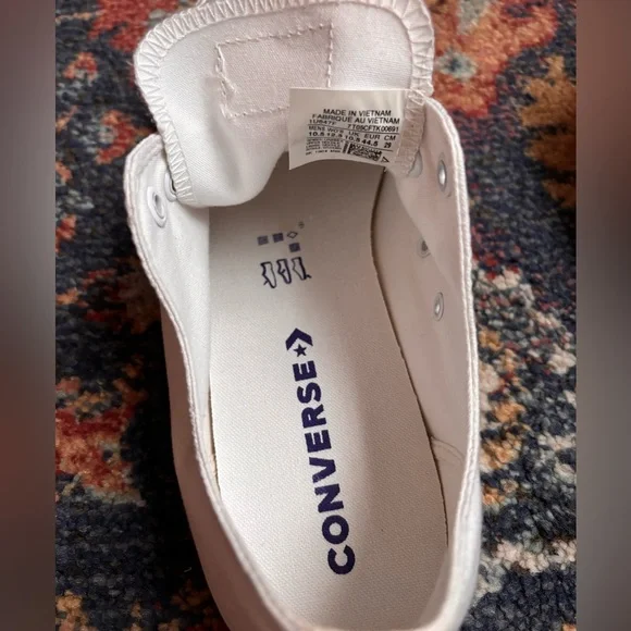 Converse All Star White Men's Shoes - Picture 6 of 6